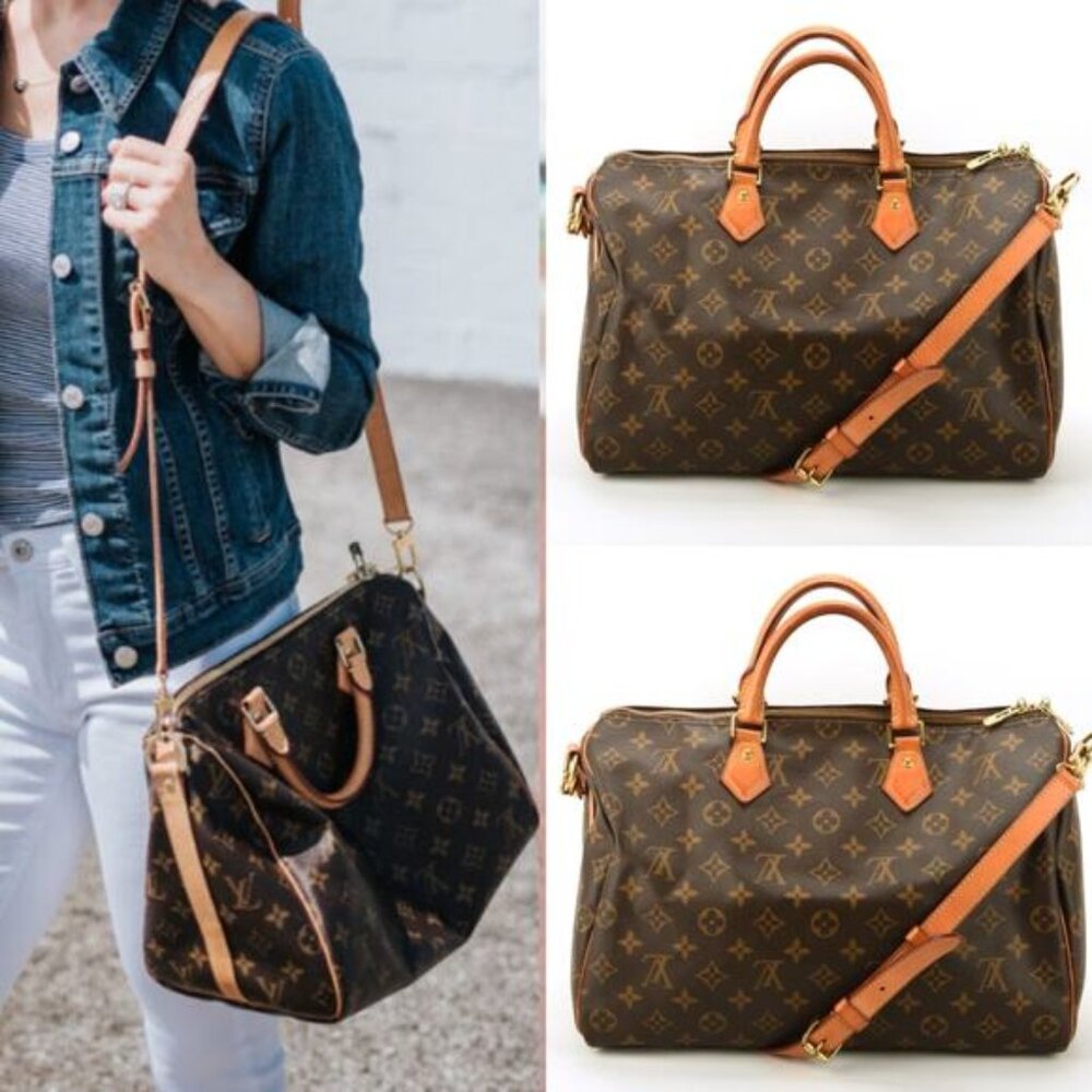 💎✨BEAUTIFUL✨💎Authentic Louis Vuitton Speedy 35 Bandouliere Monogram Canvas